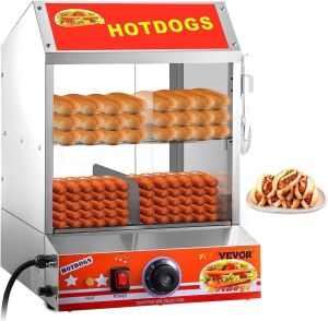 VEVOR 110V Hot Dog Steamer 