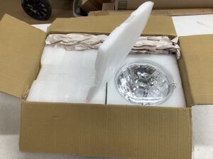 Pair of 7" Inch Round LED Headlights Hi/LO Sealed Beam for Chevy Bel Air 1955-1957