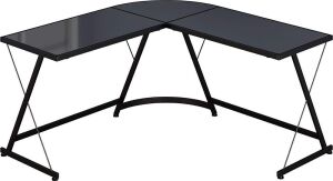 SHW Vista Corner L-Shape Computer Desk 