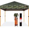 One-Person Setup Instant Pop Up Canopy w/ Wheeled Bag - 10x10ft 