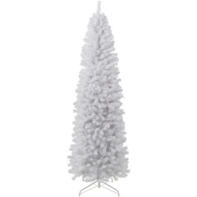 6' White Artificial Pencil Holiday Christmas Tree 