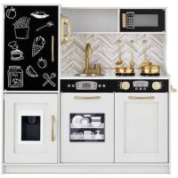 Pretend Play Kitchen Wooden Toy Set for Kids with 11 Accessories&nbsp;