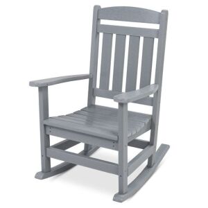 All-Weather Indoor Outdoor Porch Rocking Chair w/ 300lb Weight Capacity 