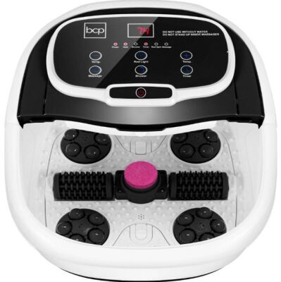 Automatic Heated Shiatsu Massage Foot Bath Spa w/ Pumice Stone 