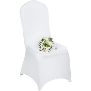 VEVOR 100 Pcs Polyester Spandex Chair Covers, Flat-Front 