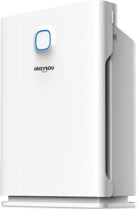 Okaysou AirMax10L Pro  Smart Air Purifier, Covers up to 1000 Sq.Ft