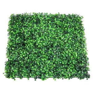 Lot of (2) VEVOR Artificial Boxwood Hedge Wall Panels 10" x 10", 24pcs