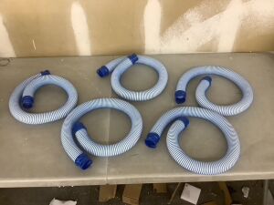 Lot of (5) Pool Vacuum Hoses 