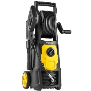 VEVOR Electric Pressure Washer, 2000 PSI, Max 1.65 GPM, 30 ft Hose & Reel, 5 Quick Connect Nozzles