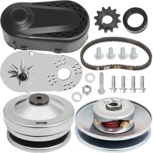 Go Kart Torque Converter Kit CVT Clutch 1" 10T #40/41 12T #35 Replaces Comet TAV2 Manco (Comes with 2 Sprocket 1x 12 Tooth 35 & 1x10 tooth 40/41)