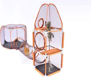 SHIWAGIN Outdoor 5 in 1 Compund Pet Play House