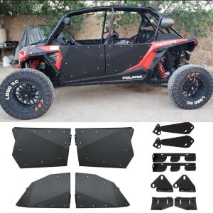 UTV Aluminum 4 Seat Full Doors for 14-21 Polaris RZR XP4 1000 Turbo S 