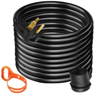 VEVOR Welder Extension Cord 40Amp 50ft 250V, NEMA 6-50 Plug 8 Gauge 3 Prong for MIG,Lincoln,Plasma,Miller,TIG