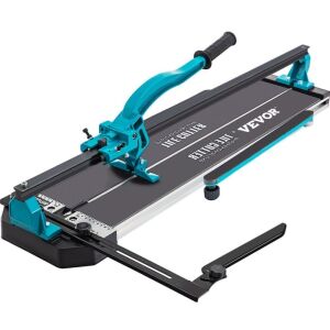 VEVOR 24 Inch Manual Tile Cutter w/Single Rail Double Brackets, 3/5 in Cap w/Precise Laser Guide