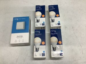 Ring Smart Lighting Bridge & (4) Bulbs 