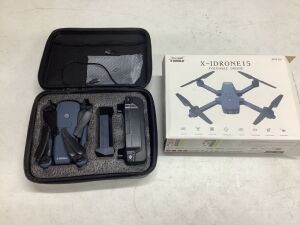 X-Idrone15 Foldable Quadcopter with 5G Transmission, Altitude Hold, 3D Flip 