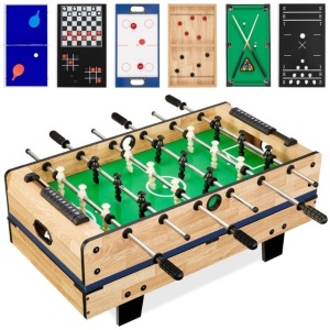 11-in-1 Combo Game Set w/ Ping Pong, Foosball, Air Hockey, 5 Storage Bags 