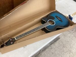 Acoustic Electric Bass Guitar w/ Equalizer, Truss Rod 