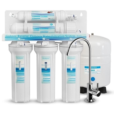 Geekpure 5-Stage Reverse Osmosis Drinking RO Water Filter System