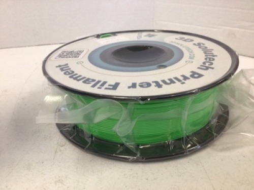 3DSolutech PLA 1.75mm Apple Green 3D Printer Filament, New in Box