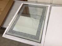 Crystal Crush Diamond Mirror 20" x 28"&nbsp;