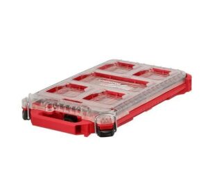 Milwaukee PACKOUT 5-Compartment Low-Profile Small Parts Organizer, 2 Pack 