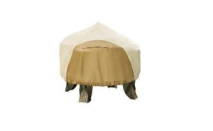 Hampton Bay 30 in. Round Outdoor Patio Fire Pit Cover