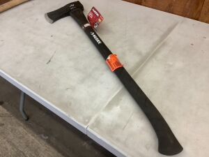 Husky 3.5 lbs. Premium Single Bit Michigan Axe with 34 in. Fiberglass Handle