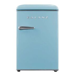 Galanz 2.5 cu. ft. Retro Mini Fridge in Bebop Blue with Chiller