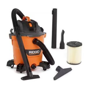 RIDGID 12 Gallon 5.0 Peak HP NXT Wet/Dry Shop Vacuum with Filter, Locking Hose and Accessories