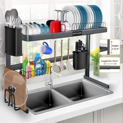 Soraken Over the Sink Dish Drying Rack - Appears New