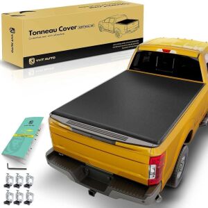 YHTAUTO Soft Roll-Up Tonneau Cover for 6'9" Bed 