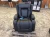 Electric Power Lift Recliner Massage Chair w/ Heat, USB Port, Cupholders - Missing 1 Foot Piece, Small Tear in Back 