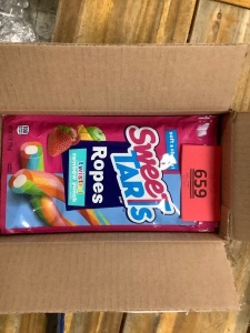 Box Of Sweet Tarts Ropes Twisted Rainbow Punch(12 Count)