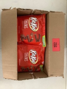 Box Of Bags Of Kit-Kat Thins 8 Count