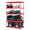 Husky 5-Tier Heavy Duty Steel Garage Storage Shelving Unit, 48 in. W x 78 in. H x 24 in. D - Small Dent in Wire Deck