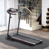 Folding Electric Treadmill Running Machine with 3 Manual Inclines