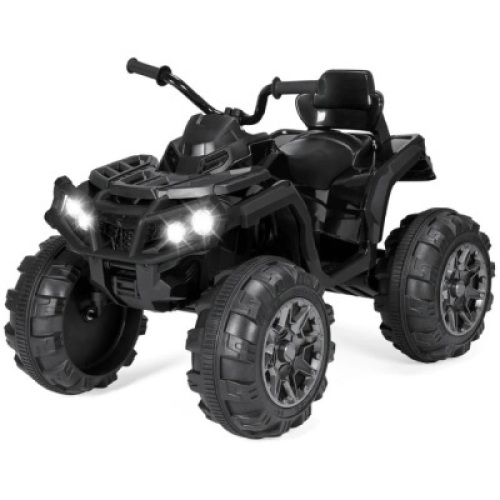 12V Kids Ride-On 4-Wheeler Quad ATV Car w/ 3.7mph Max, Bluetooth, Headlights&nbsp;