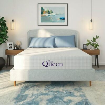 NapQueen Margaret 8" Charcoal Memory Foam Mattress, Full