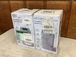 Lot of (2) Aslotus True HEPA Air Purifier 