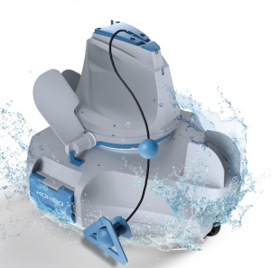 OKIDO Cordless Robotic Pool Floor Cleaner, Automatic Pool Vacuum for Flat Bottom Above/Inground Pools up to 25 feet. Dirt, Sand, Debris &...