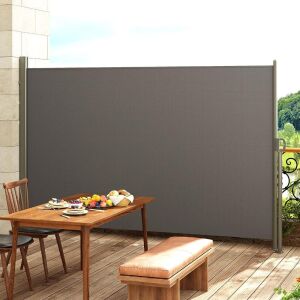 Soges 79" Retractable Privacy Screen Divider, Grey