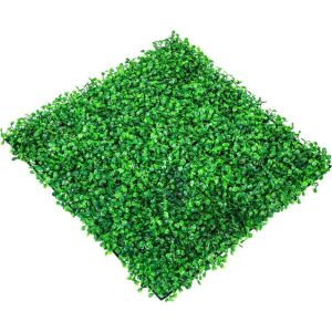 Lot of (3) VEVOR Artificial Boxwood Hedge Wall Panels, 20" x 20", 6pcs