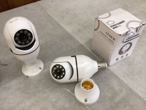 Lot of (3) Security Cameras