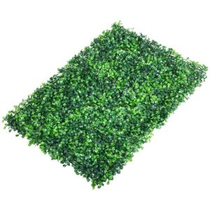 VEVOR Artificial Boxwood Hedge Wall Panels, 24" x 16", 12 pcs 