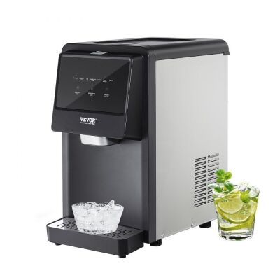 VEVOR Auto Self-Cleaning Countertop Ice Maker, 62lbs in 24Hrs