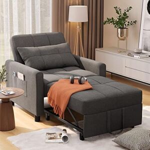 3-in-1 Convertible Sleeper Sofa Chair 