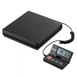 VEVOR Heavy Duty Digital Shipping Scale with Timer, Tare, Hold Function, 90° Foldable LCD Screen, 110 lbs x 0.07 oz. 