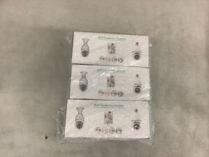 Lot of (3) Light Bulb Security Camera 