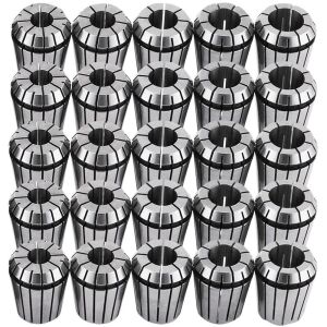 VEVOR 25 Pcs Collet Set ER32 Collet Chuck 1/16 inch-3/4 inch Holder Spring Collet Set for CNC Engraving Machine & Milling Lathe Tool